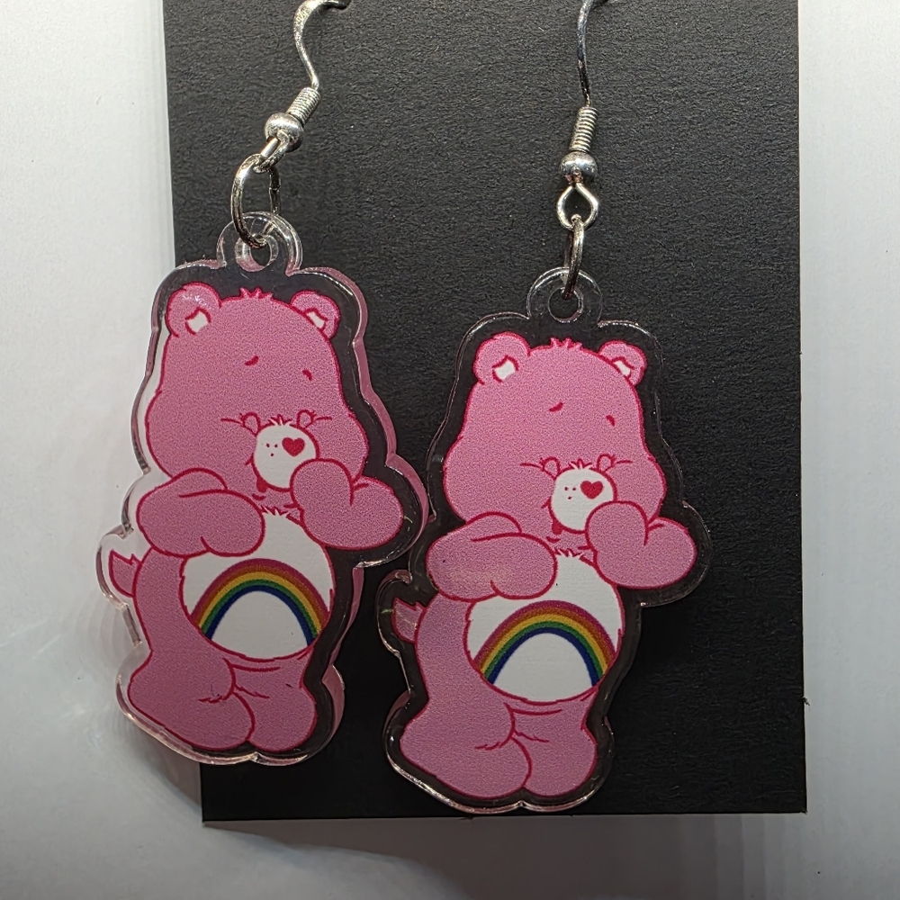Cheer Bear Care Bears Earrings Handmade Hypoallergenic BUNDLE‎ & OFFER to Save